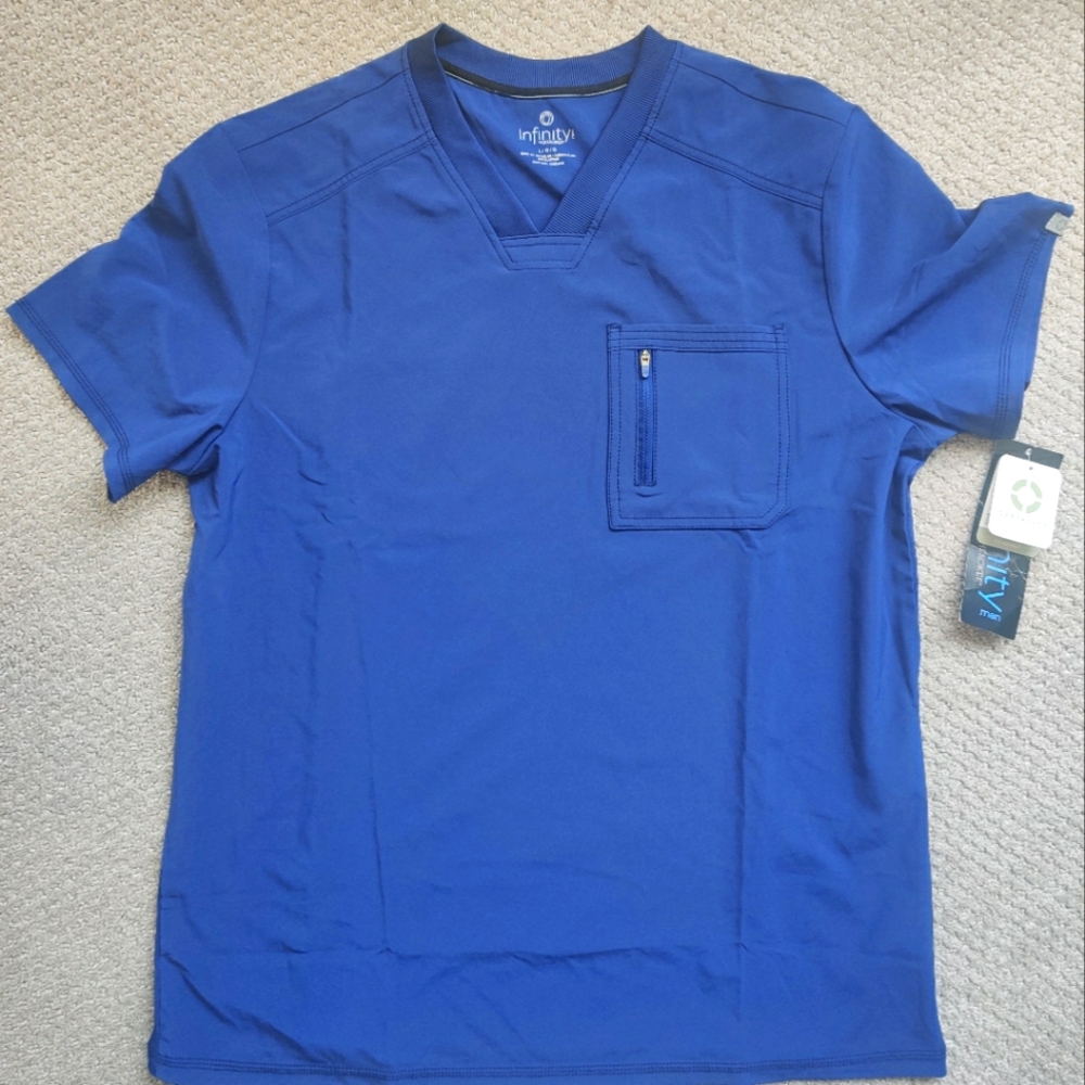 Cherokee Infinity Scrub Top Athletic fit Navy Blue